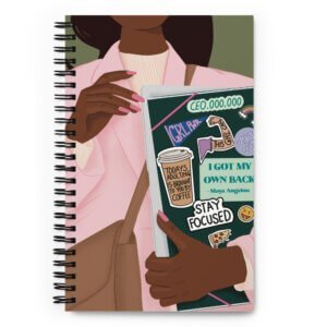 Woman In Tech Spiral notebook