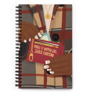 Make It Happen Spiral notebook